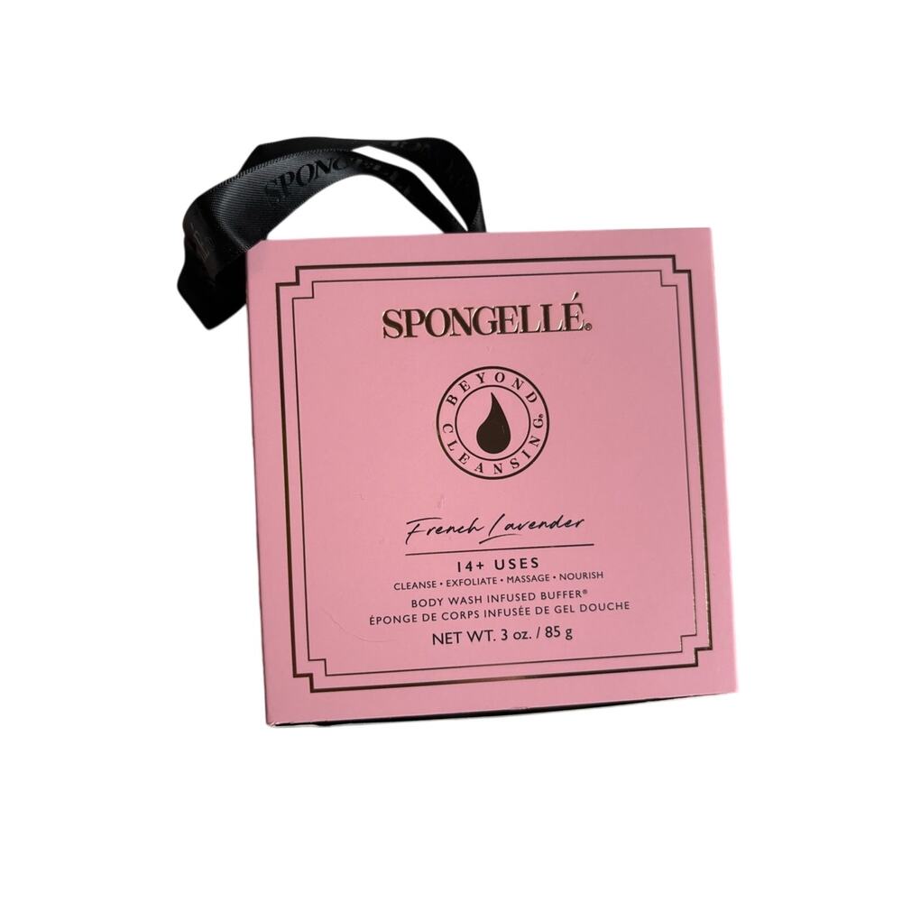 Spongellé Pink French Lavender Body Wash Infused Buffer